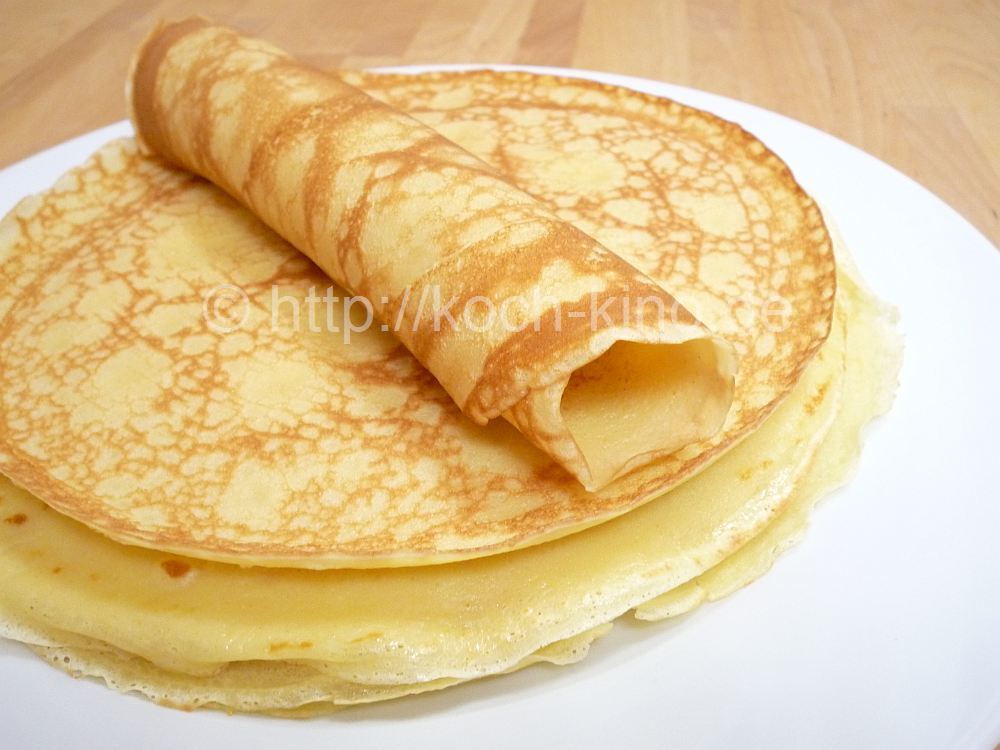 Rezept Pfannkuchen Eierkuchen Basis Teig