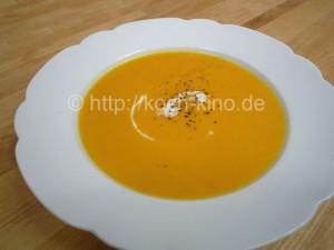karotten kürbis suppe