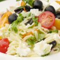 Orzo Salat I Mediterrane Grill-Beilage I Vegetarischer Nudelsalat