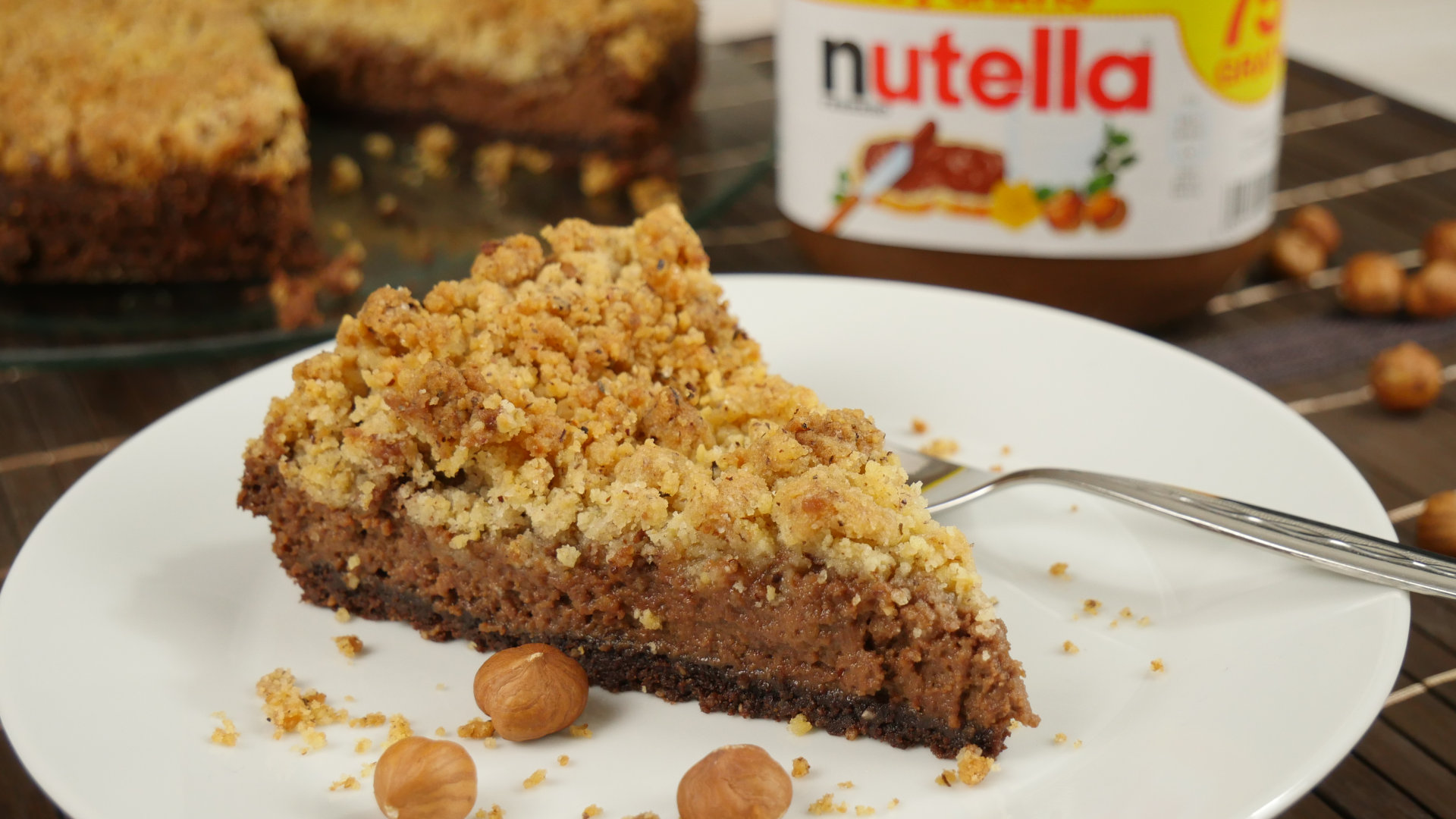 Rezept: Nutella Streuselkuchen