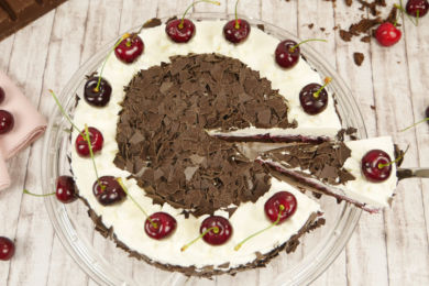 Schwarzwälder Kirsch Torte ohne Backen / No Bake Cake/ Schoko Kirsch Kühlschranktorte