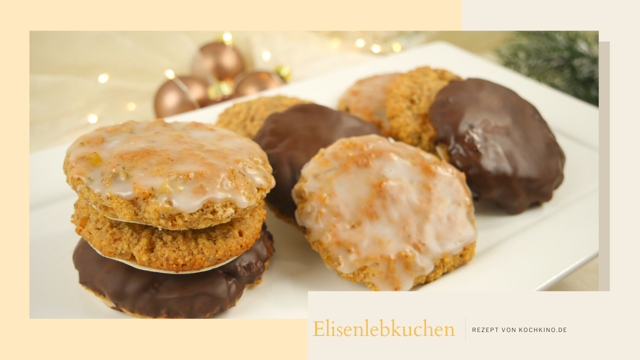 Elisenlebkuchen Rezept - Glutenfreie Lebkuchen ohne Hirschhornsalz