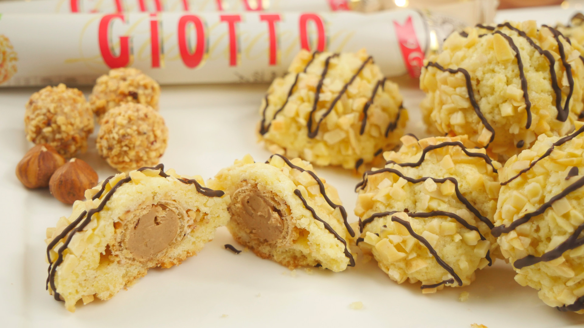 Rezept: Giotto® Kekse - Knusperkugeln gefüllt mit Giotto®
