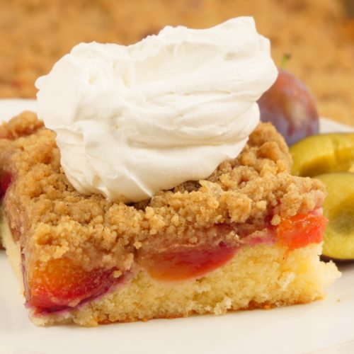 Zwetschgenkuchen mit Zimtstreuseln vom Blech – Pflaumenkuchen backen ...