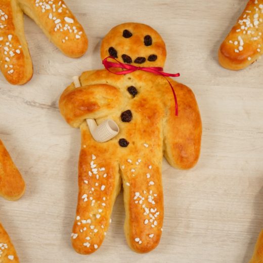 Weckmänner | Stutenkerle backen ohne Hefe | Quark Öl Teig – kochkino.de