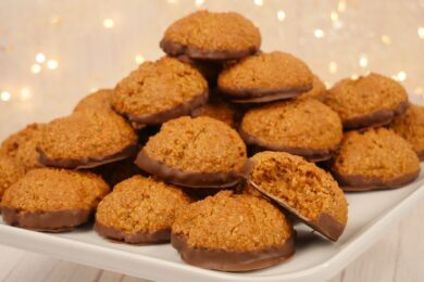 Saftige Karamell Kokosmakronen