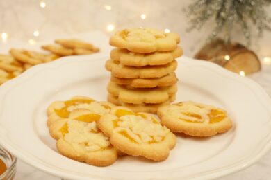 Streuselplätzchen | Streuselkuchen als Plätzchen | Plätzchen mit Marmelade
